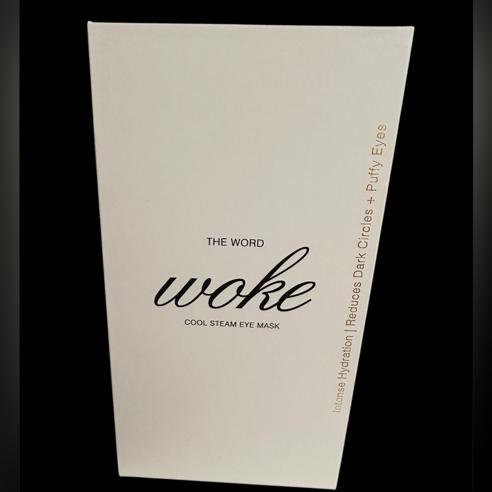 The Word Woke Cool Steam Eye Mask​​​​